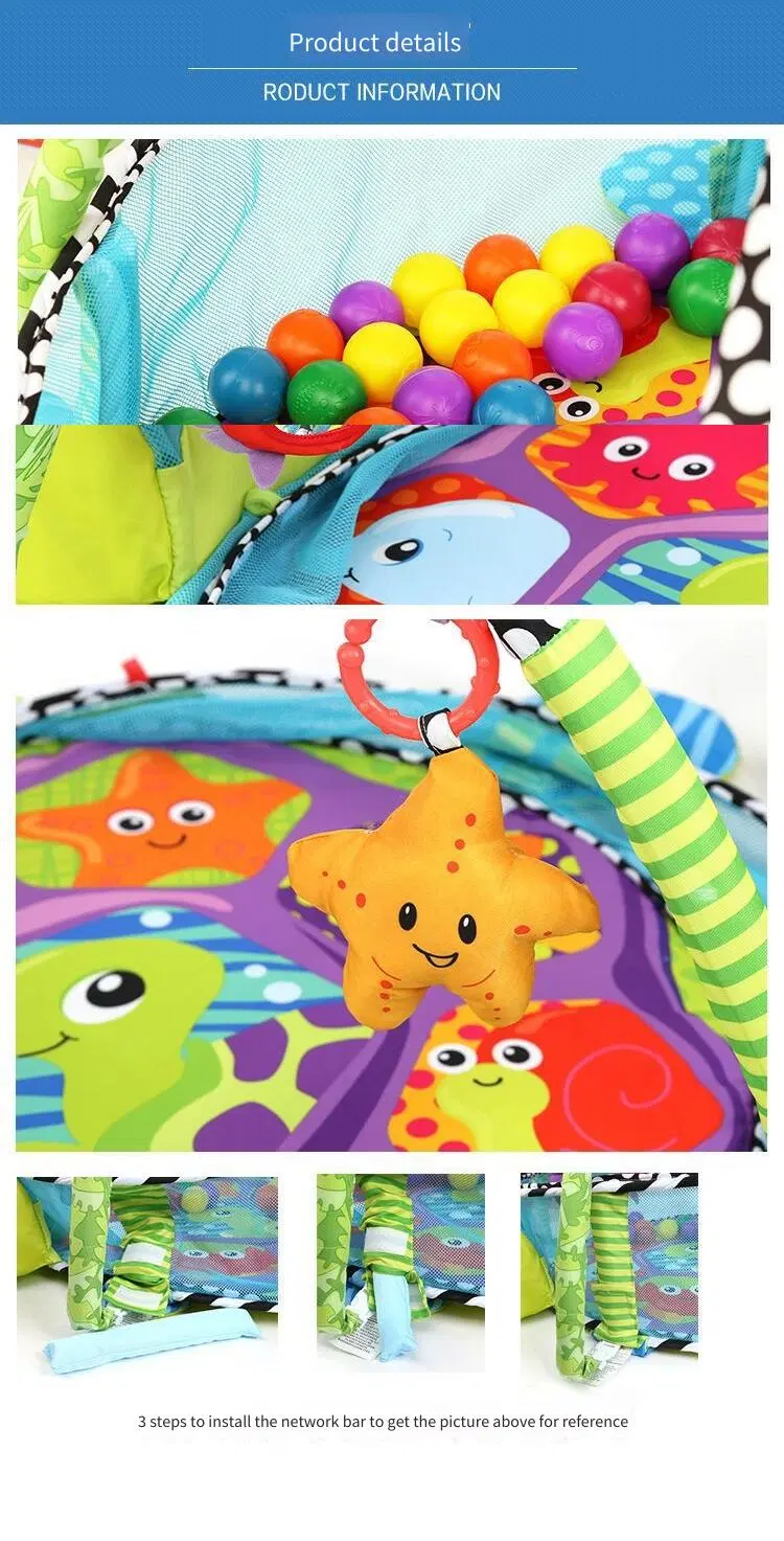 Multifunctional 5 in 1 Baby Sensory Play Mat Crawling Mat