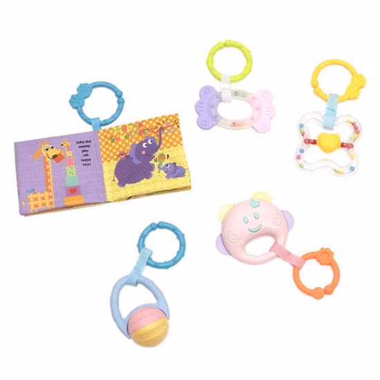 Tappetino da gioco per bambina rosa che dorme, palestra per attività, include tappetino da gioco pieghevole con 18 palline